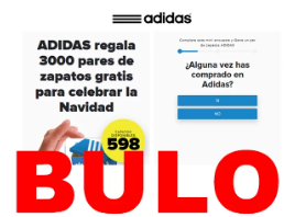 Escribe un reporte estilo pila No, Adidas no está regalando "3000 pares de zapatos gratis" por su 95º  aniversario · Maldita.es - Periodismo para que no te la cuelen