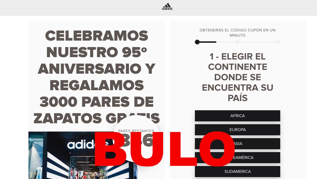 personalidad nivel Agradecido No, Adidas no está regalando "3000 pares de zapatos gratis" por su 95º  aniversario · Maldita.es - Periodismo para que no te la cuelen