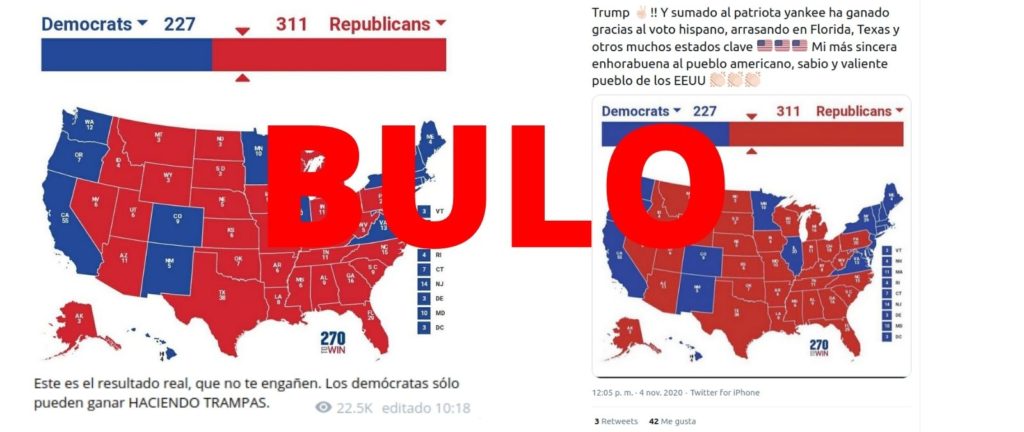 Mapa victoria Trump