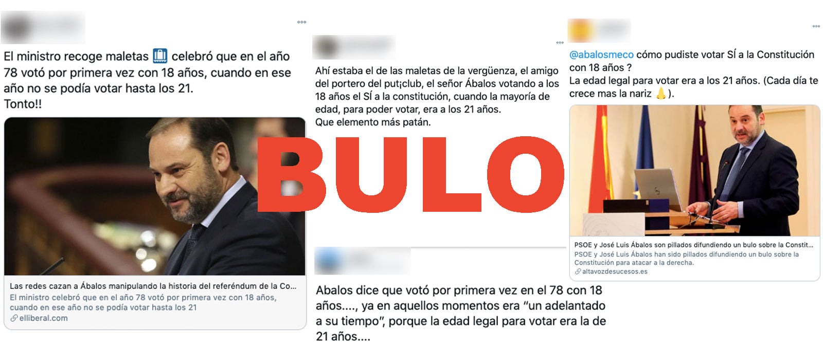 Image accompanying José Luis Ábalos no pudo votar en el referéndum de la Constitución con 18 años ya que la edad mínima para hacerlo era de 21 años