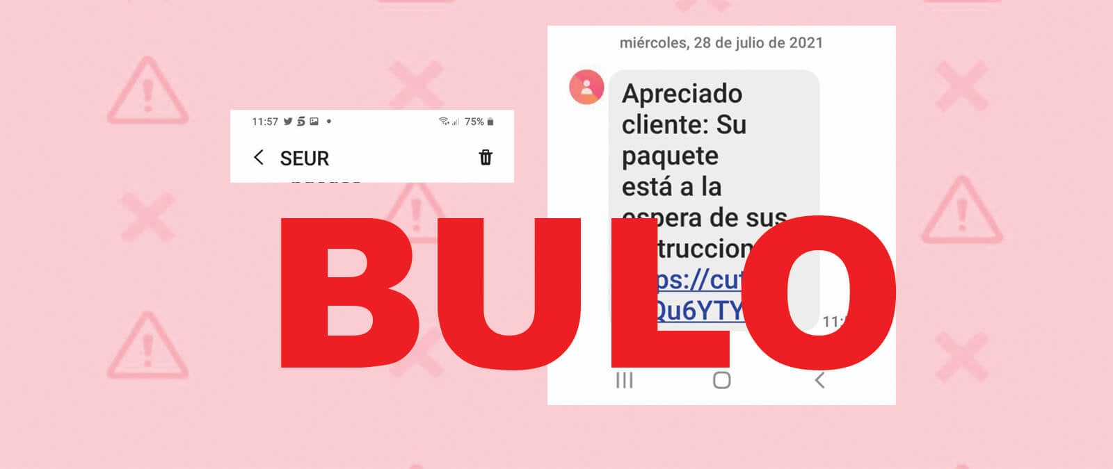 Cuidado con este SMS que dice que tu paquete “está a la espera de ...