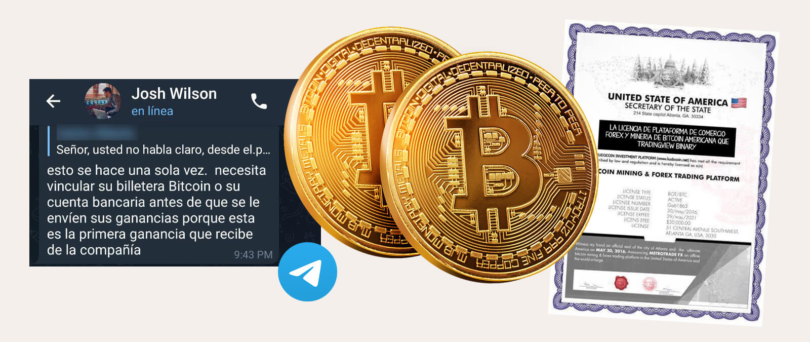 Comentarios en Facebook que te animan a invertir con un falso bróker en  Telegram: cómo te la juegan para quedarse con tu dinero · Maldita.es