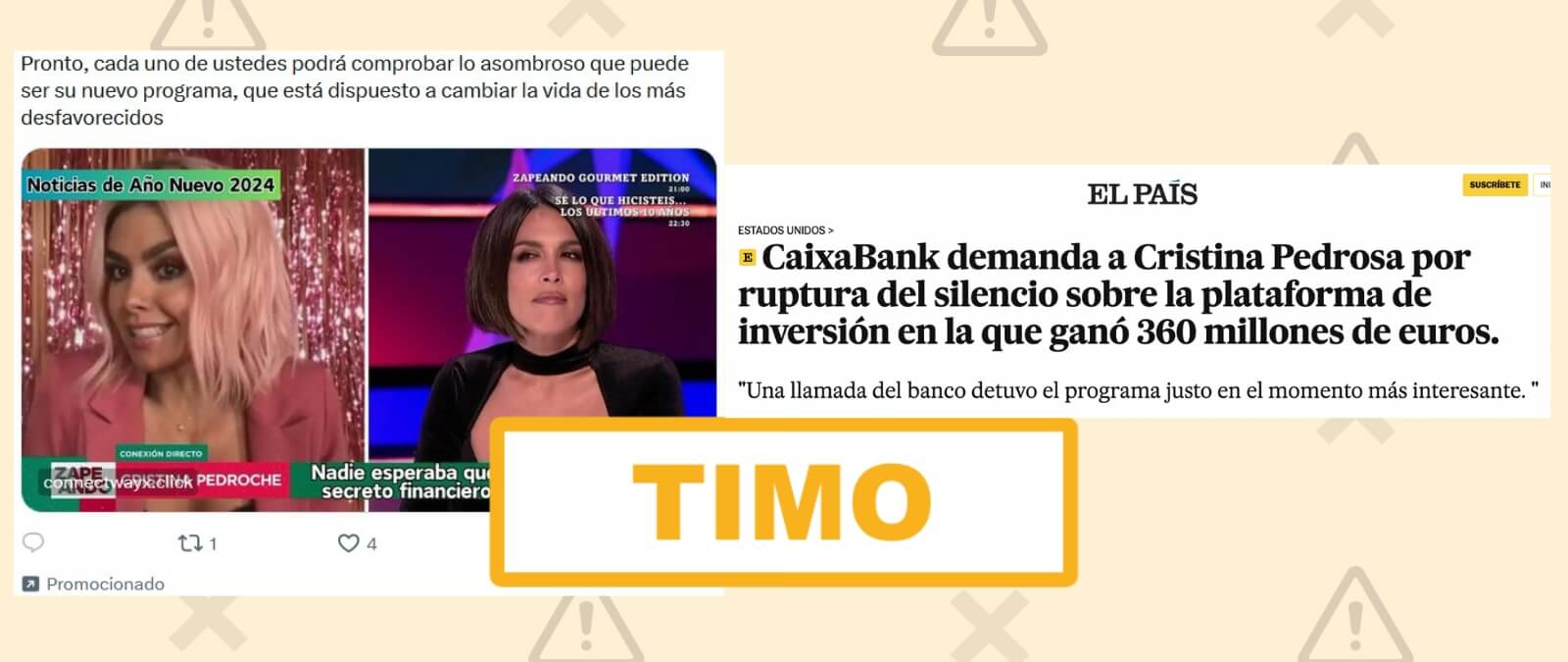 No, Cristina Pedroche no ha recomendado invertir en Quantum AI o Crypto  Twitter · Maldita.es