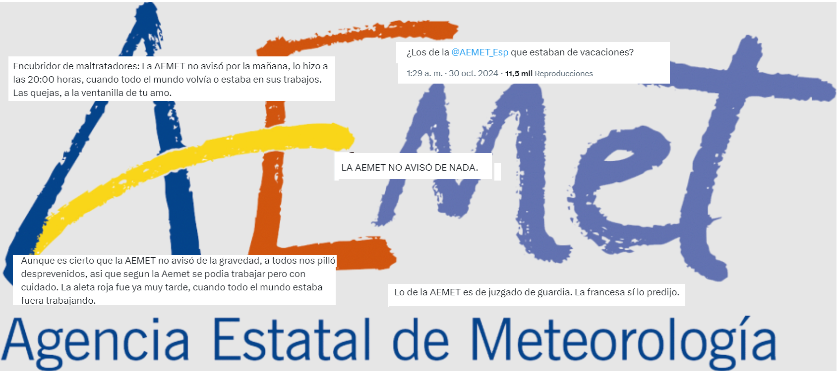 Cronología de la AEMET alertando de la DANA ante la narrativa que afirma  que no la predijo · Maldita.es
