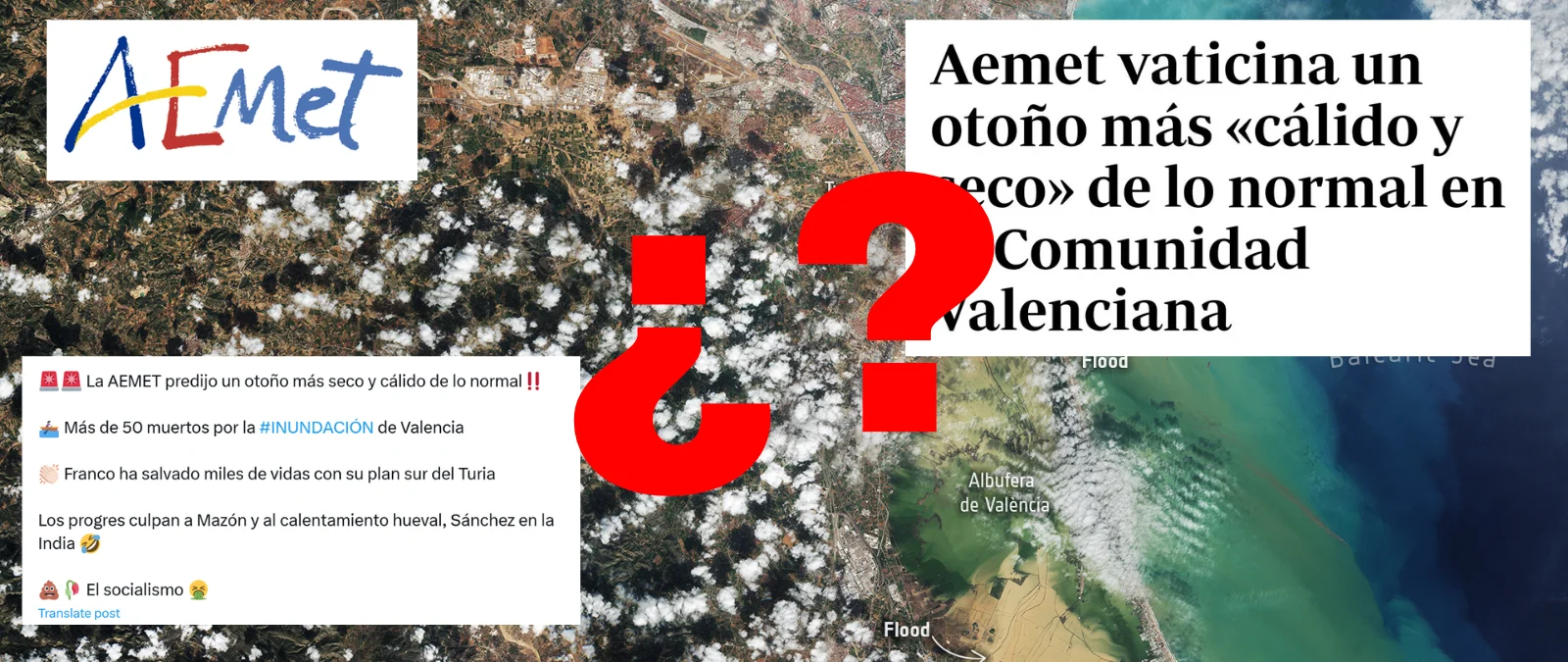 Qué sabemos sobre la supuesta predicción de la AEMET de un otoño “más  cálido y seco de lo normal” en la Comunidad Valenciana · Maldita.es