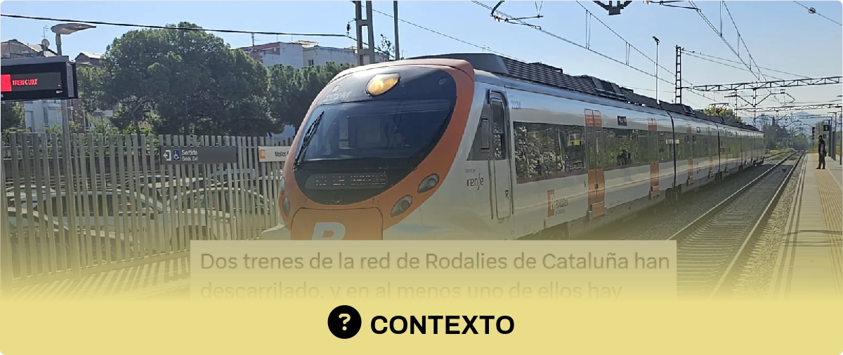 Qué sabemos sobre los dos accidentes de Rodalies en Cataluña ocurridos el martes 20 de enero de 2026