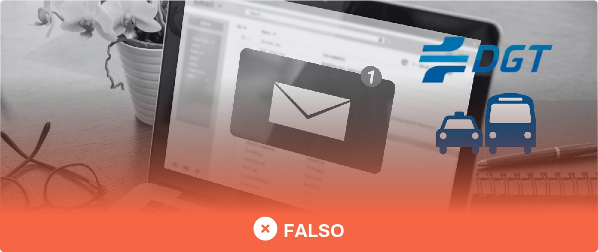 La DGT no está enviando correos electrónicos advirtiendo de una multa pendiente de pago