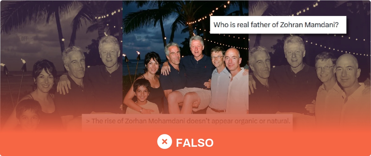 No, esta imagen no muestra al alcalde de Nueva York, Zohran Mamdani, de niño en una playa junto a Maxwell, Epstein, Clinton, Gates y Bezos: ha sido creada con IA