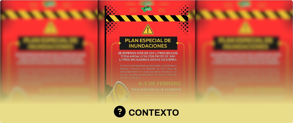 Andalucía ha activado la situación 2 del Plan ante el Riesgo de Inundaciones