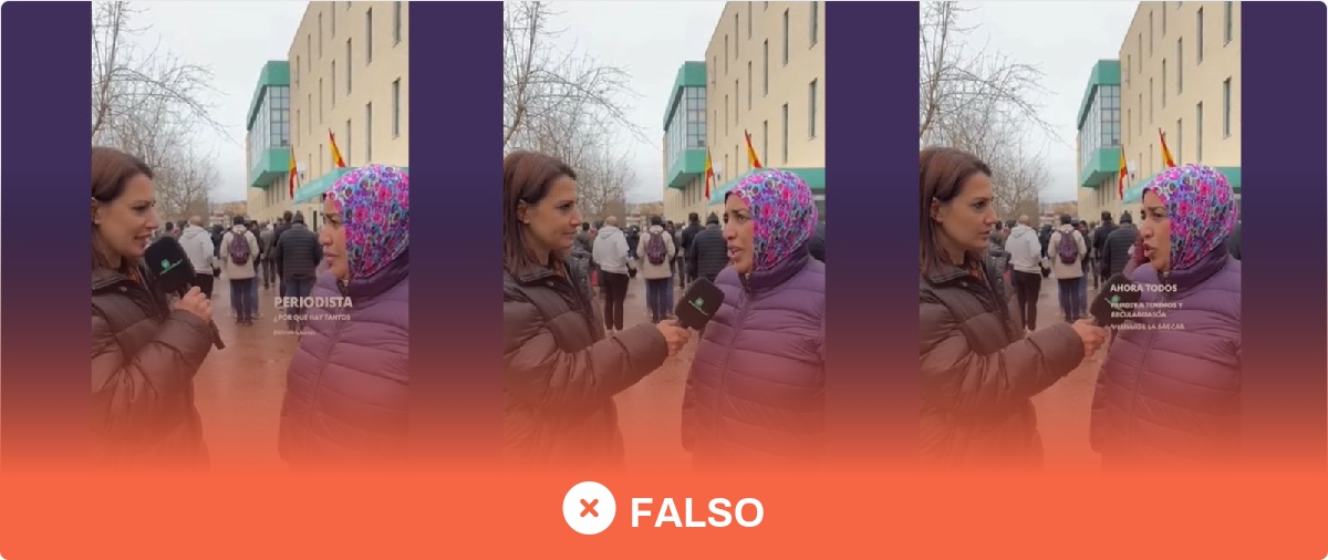 No, este vídeo en el que una mujer con hiyab agradece a Pedro Sánchez la "regularización masiva" y afirma que "todos tenemos papeles" y que están tramitando la tarjeta sanitaria no es real: es IA