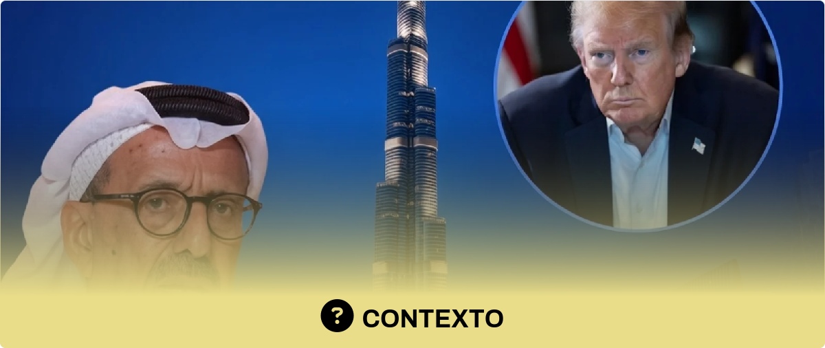 Qué sabemos sobre la carta de un “multimillonario de Emiratos Árabes” a Trump preguntándole que “quién le había dado permiso” para la guerra en Irán