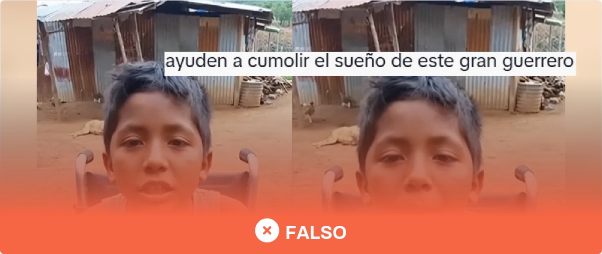 Este vídeo de Emiliano, un niño sin piernas ni brazos que pide ayuda para llegar a 5 millones de visualizaciones y conseguir sus prótesis, no es real: tiene indicios de haber sido creado con IA