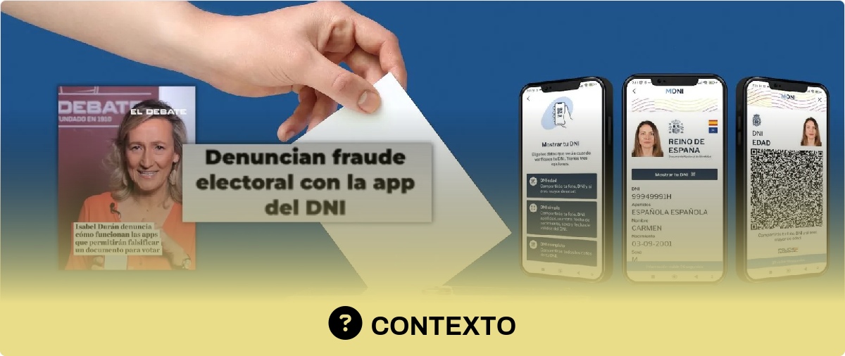 Por qué para poder suplantar la identidad de una persona en las elecciones no vale con falsificar el DNI digital