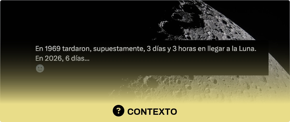 Por qué la misión Artemis II ha tardado más que la Apolo 11 en "llegar" a la Luna: sus trayectorias, prioridades y objetivos han sido diferentes