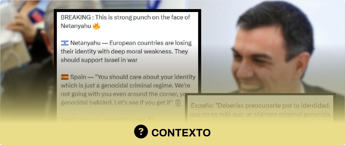 Qué sabemos sobre si España le ha dicho a Netanyahu que no iría con él "ni a la vuelta de la esquina" por "bastardo genocida"