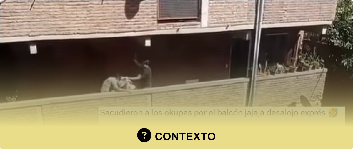 Qué sabemos del vídeo en el que unos vecinos tiran a al menos otro por el balcón tras una discusión: ocurrió en Argentina