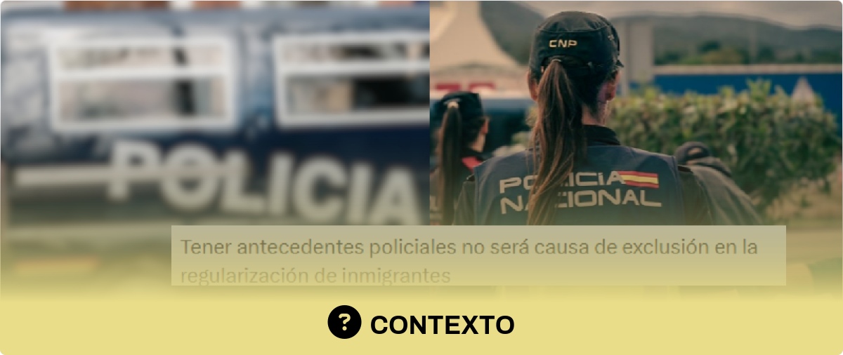 Qué sabemos sobre la regularización de inmigrantes con antecedentes policiales: no excluyen de obtenerla siempre que no supongan "una amenaza para el orden público"