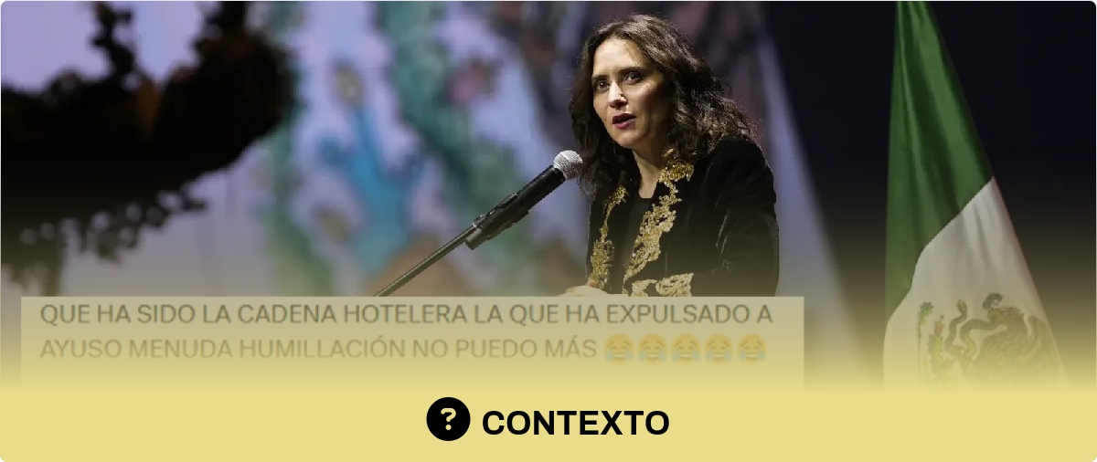 Qué sabemos sobre si “una cadena hotelera mexicana ha expulsado a Ayuso” de los Premios Platino: dice que “solicitó retirarle la invitación” para que no se convirtiera en una “plataforma política”