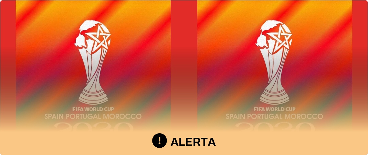 No hay rastro de que este sea el logo oficial del Mundial 2030: la FIFA no lo ha anunciado a 25 de mayo de 2026