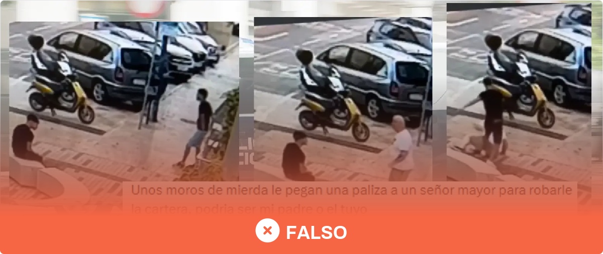 No, este vídeo no muestra a unos "moros" agrediendo y robando a un hombre en Alicante: son de nacionalidad rumana, según la Policía Nacional
