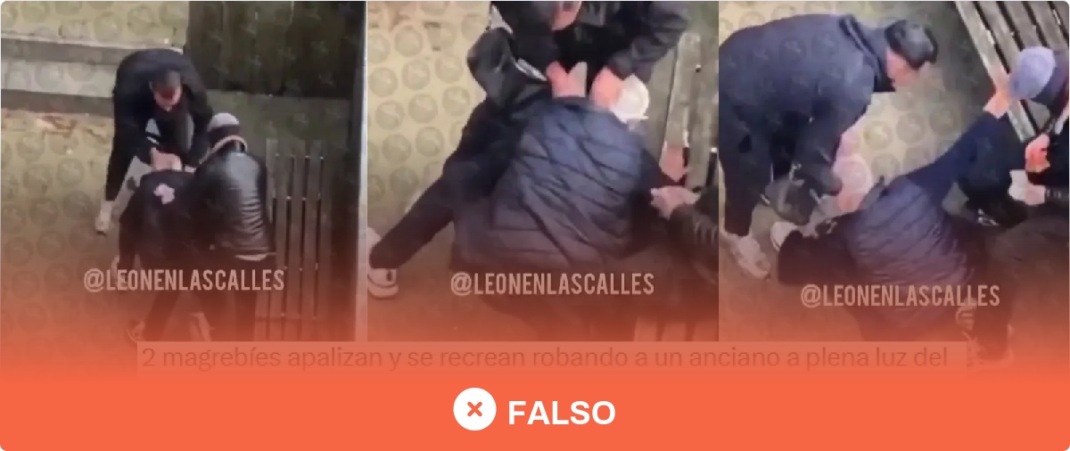 No, este vídeo no es de una agresión de dos “magrebíes” a un anciano en Sevilla: ocurrió el 10 de mayo de 2026 en Bruselas