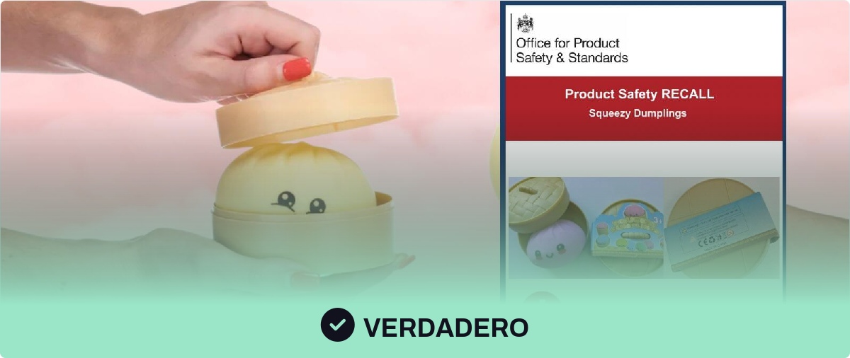 Squeezy Dumplings: la marca de juguetes virales que Reino Unido ha retirado por "concentración excesiva de benceno"