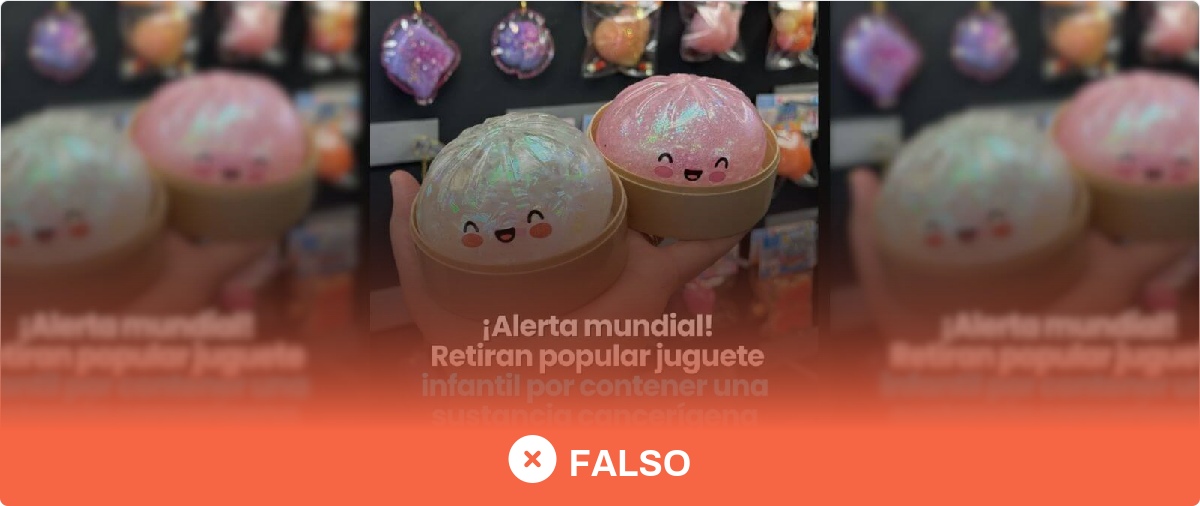 No se ha emitido una alerta mundial por la retirada de los juguetes tipo ‘squishy dumpligs’: a 24 de julio de 2026, solo Reino Unido ha retirado de su mercado los de una marca concreta por exceder los niveles de benceno permitidos