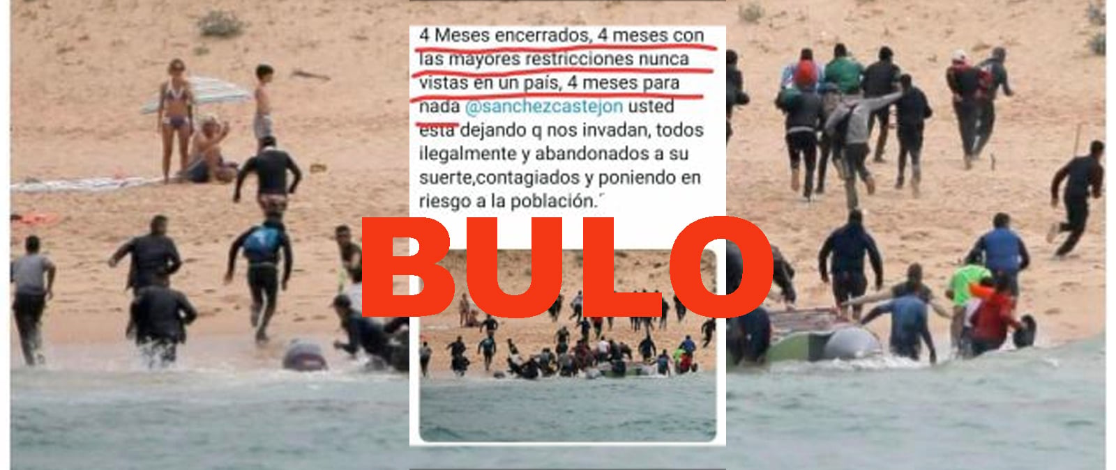 Image accompanying Estos son los inmigrantes que llegan contagiados a las playas