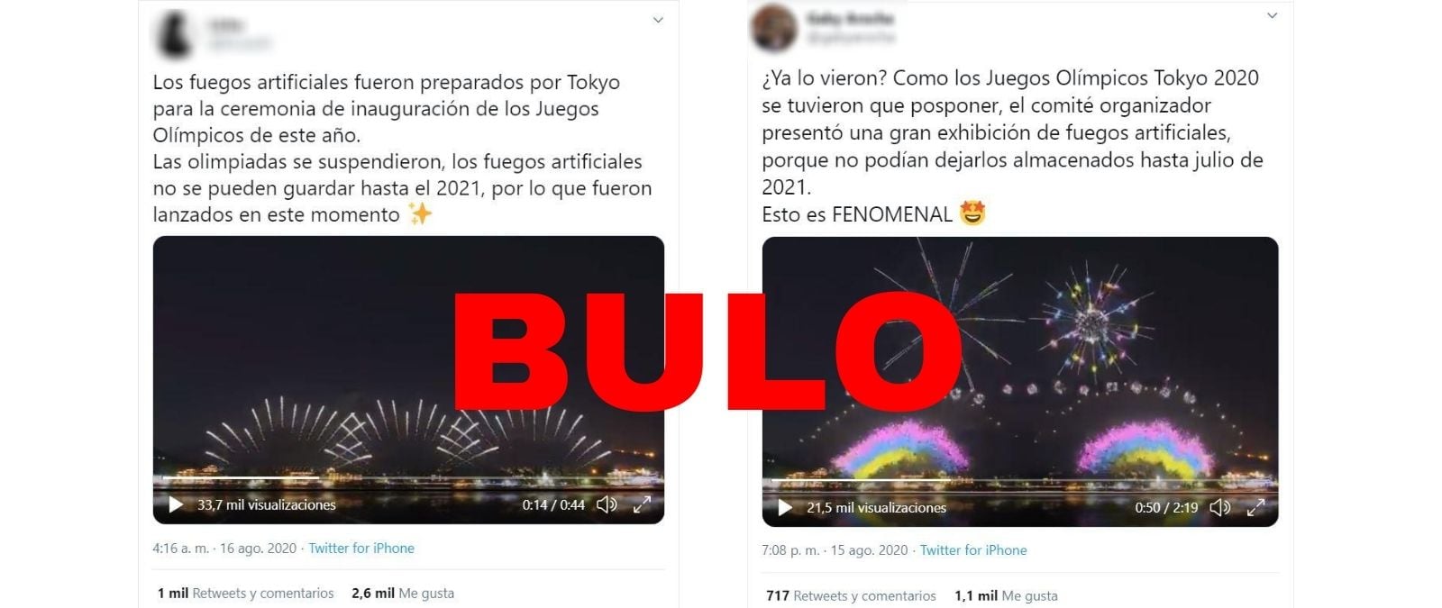 Image accompanying Se lanzaron los fuegos artificiales previstos para los Juegos Olímpicos 2020 de Tokio cancelados.
