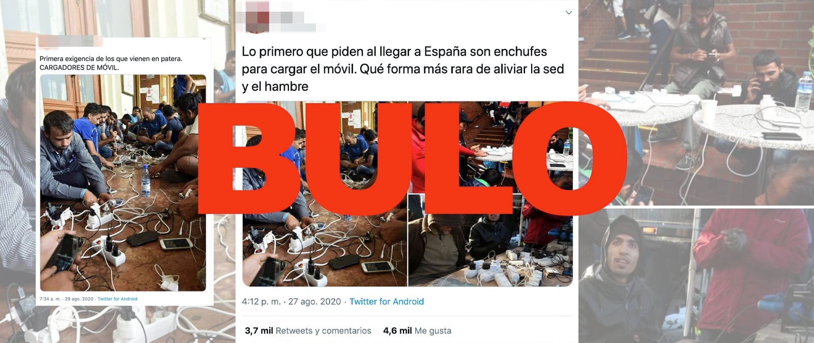 Image accompanying Estos son inmigrantes con móviles al llegar a España