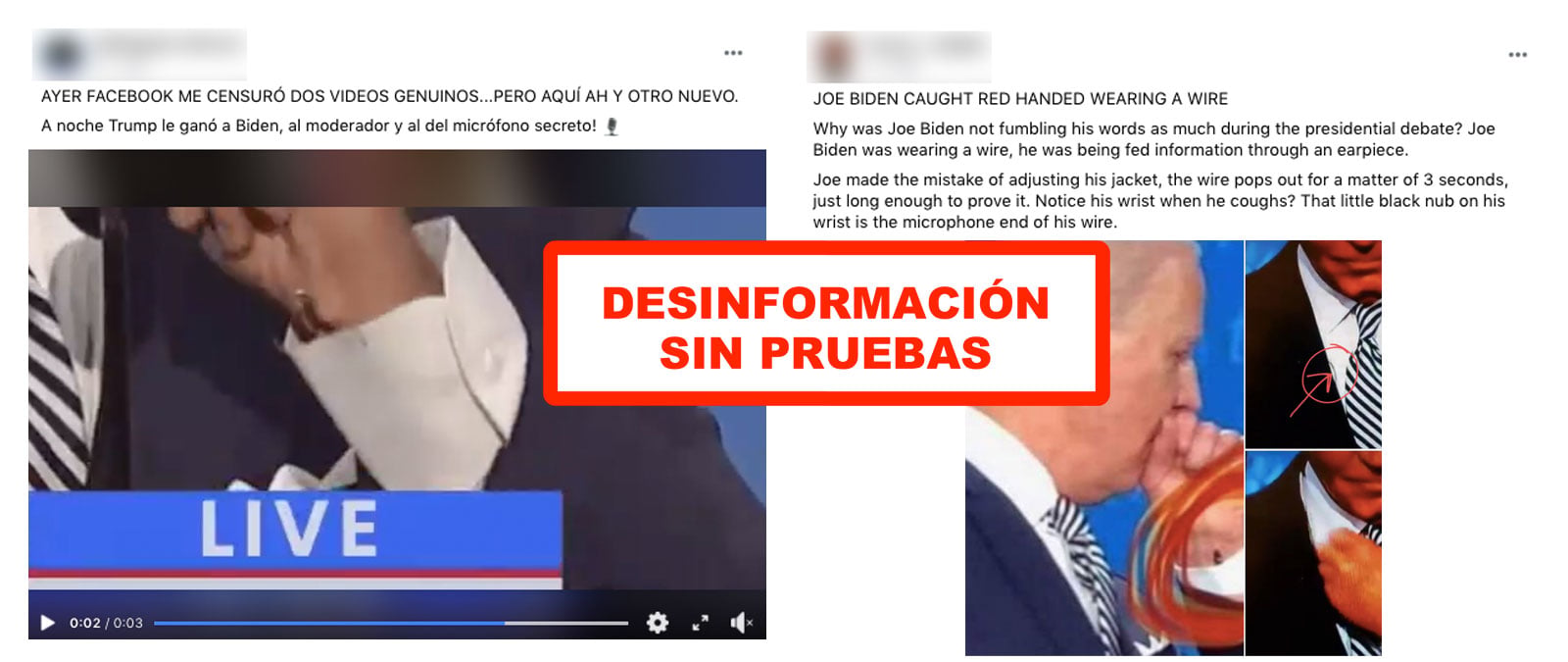 Image accompanying Joe Biden tenía un micrófono en la manga durante el debate con Donald Trump