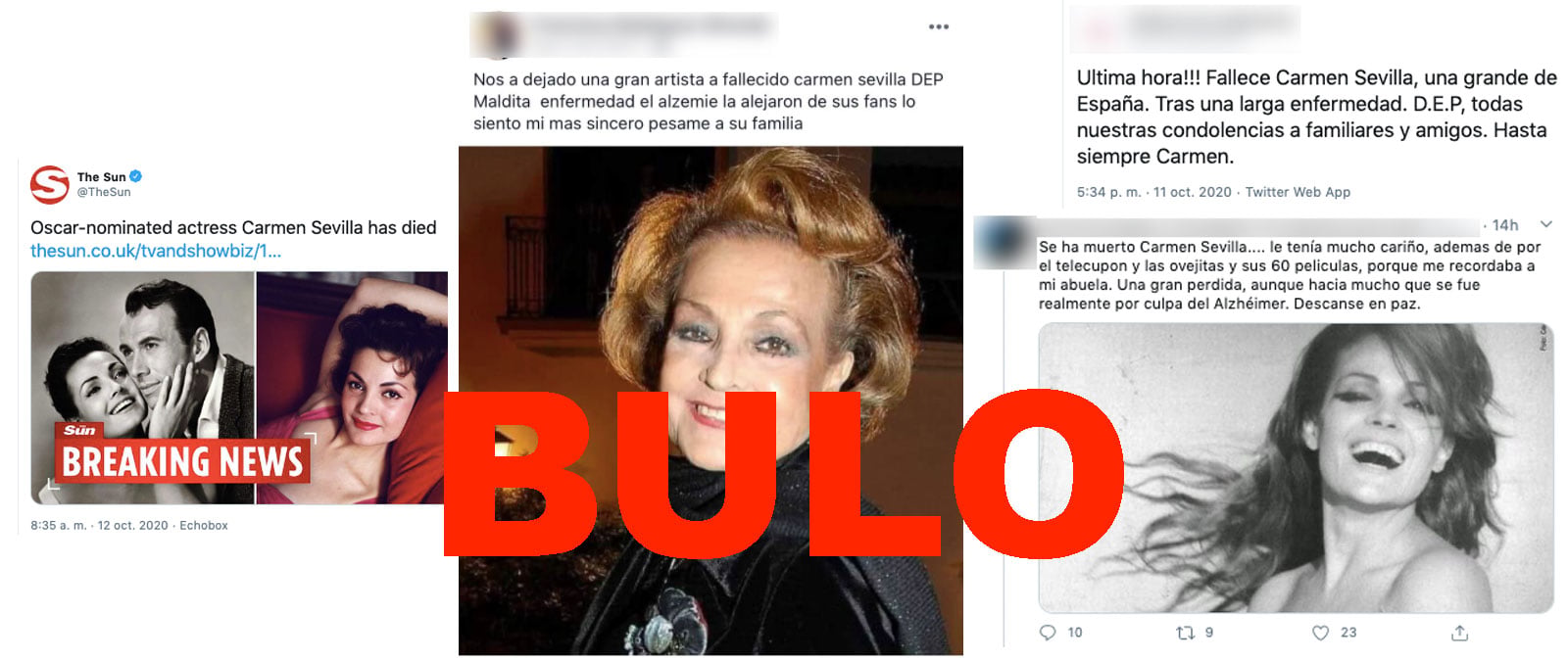Image accompanying Muere Carmen Sevilla