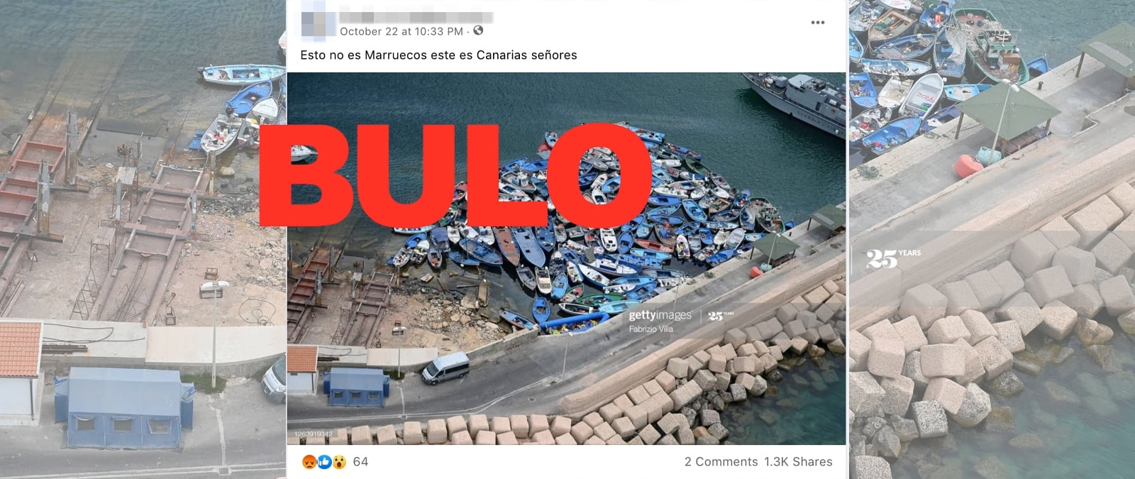 Image accompanying Esta foto de pateras es de Canarias