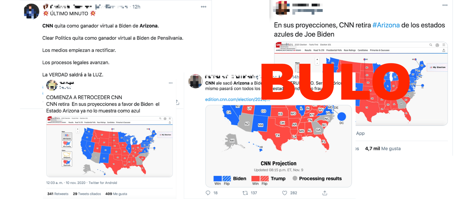 Image accompanying La CNN retira como ganador en Arizona a Biden y lo quita como ganador de las elecciones en Estados Unidos