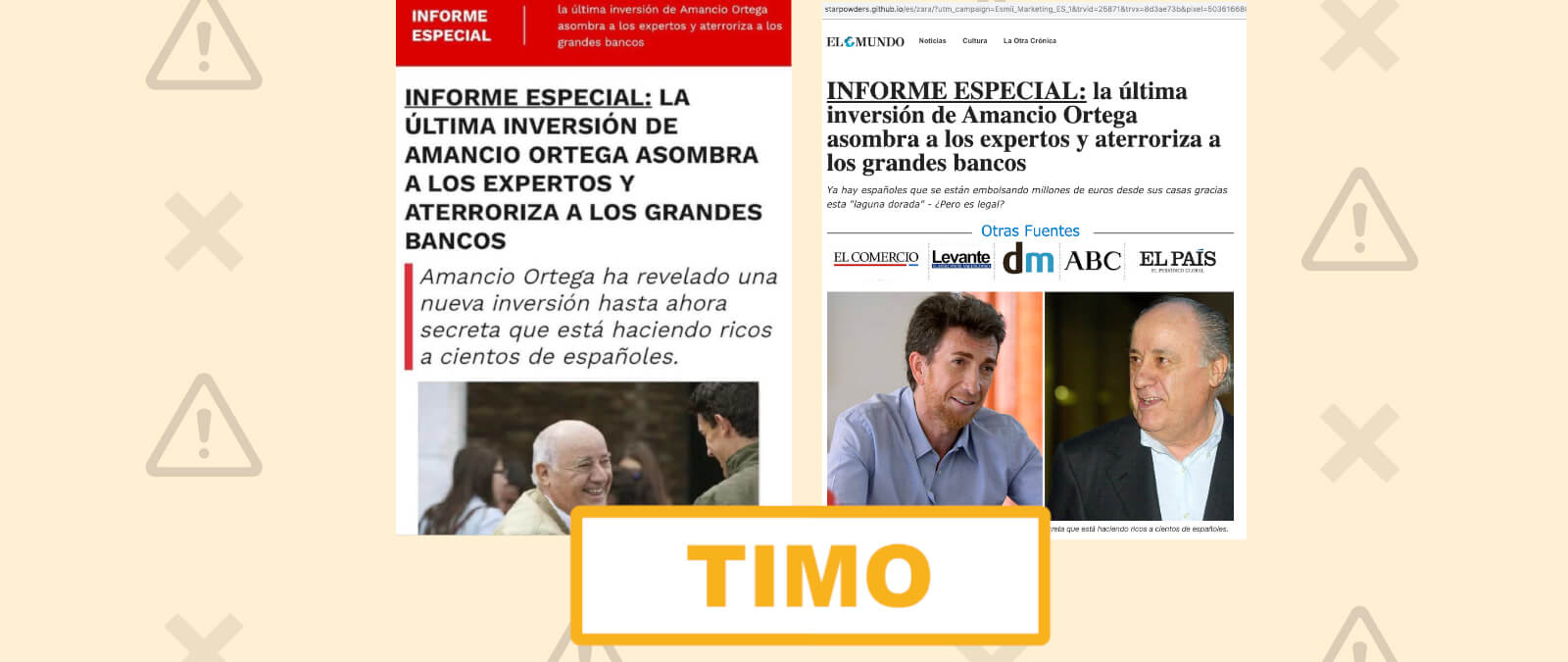 Vuelve el timo de la inversión de Amancio Ortega en criptomonedas: cómo los  timadores usan la imagen del empresario · Maldita.es