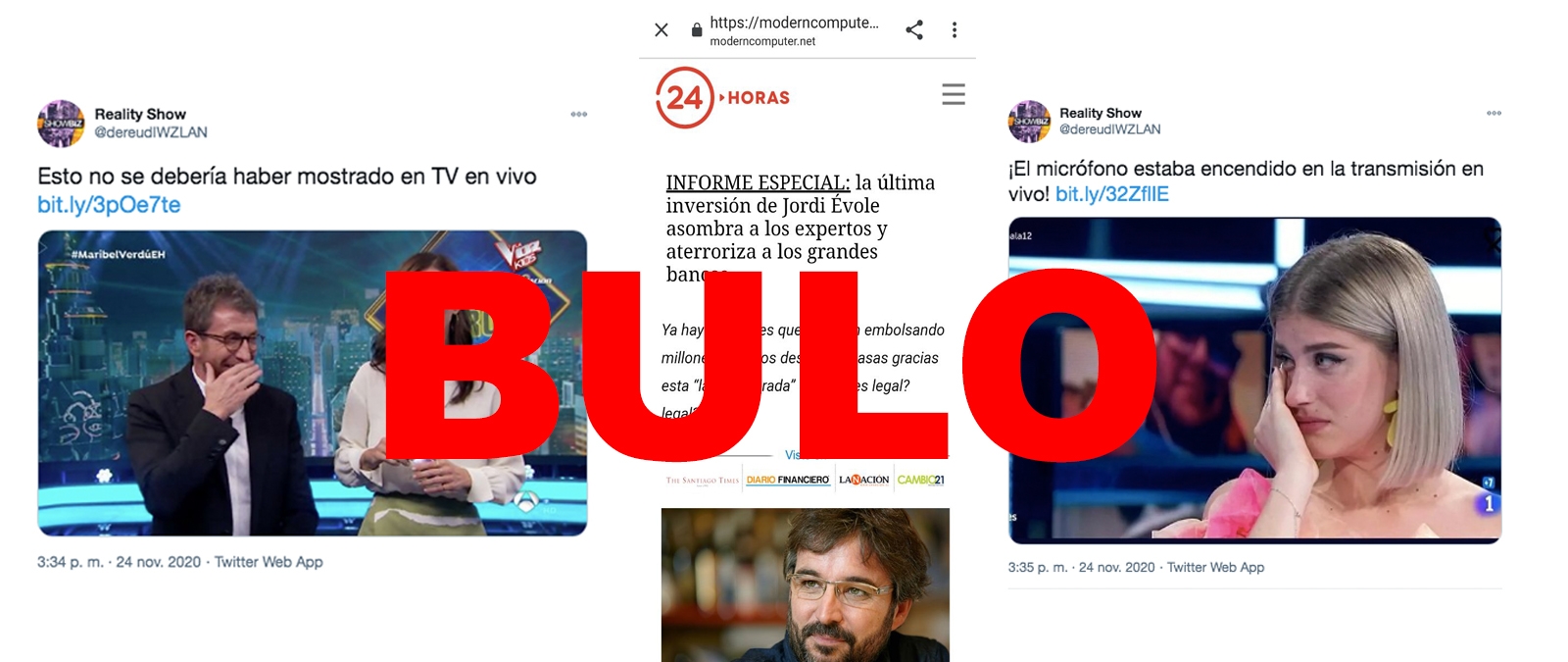 No, Jordi Évole no ha ido a El Hormiguero a hablar de su inversión en  Bitcoin Revolution: es un timo que se difunde ahora por Twitter · Maldita.es