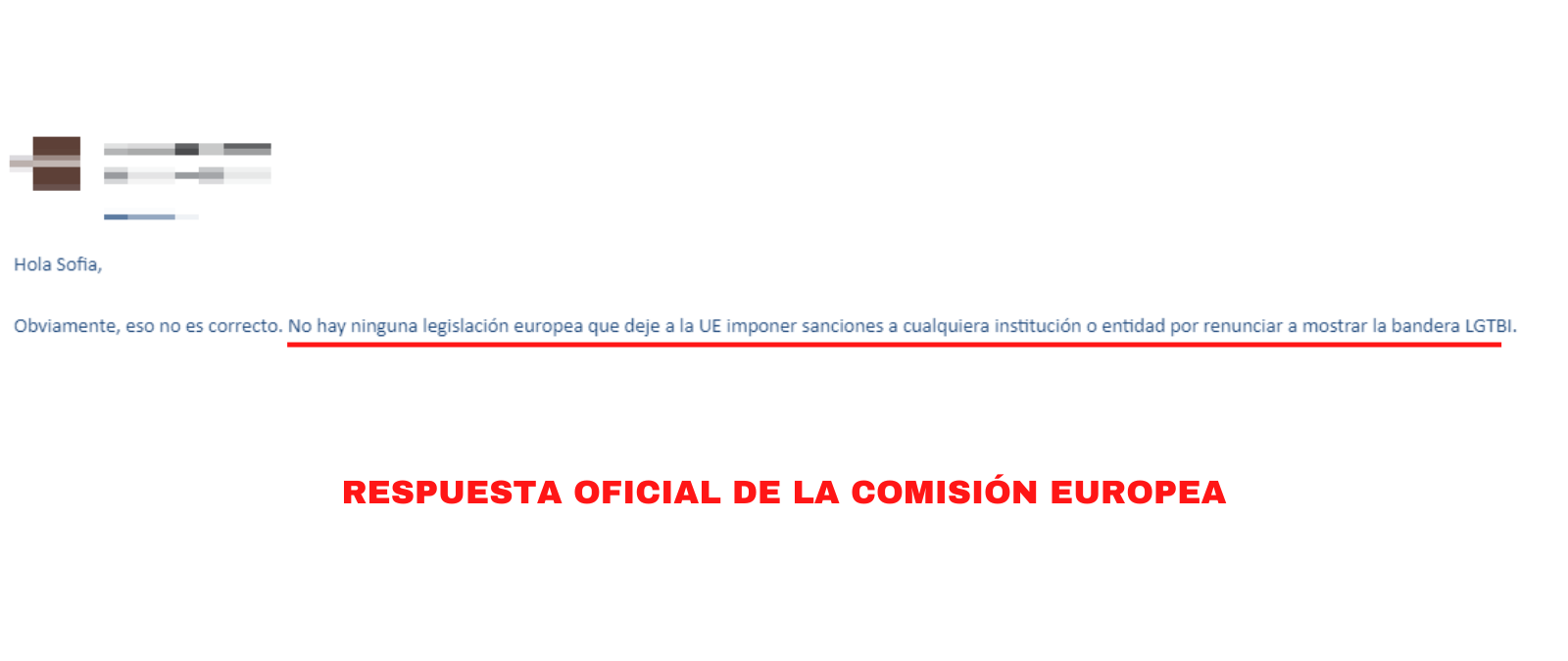 La UE no sancionará al Real Madrid por negar apoyo al colectivo LGTBI