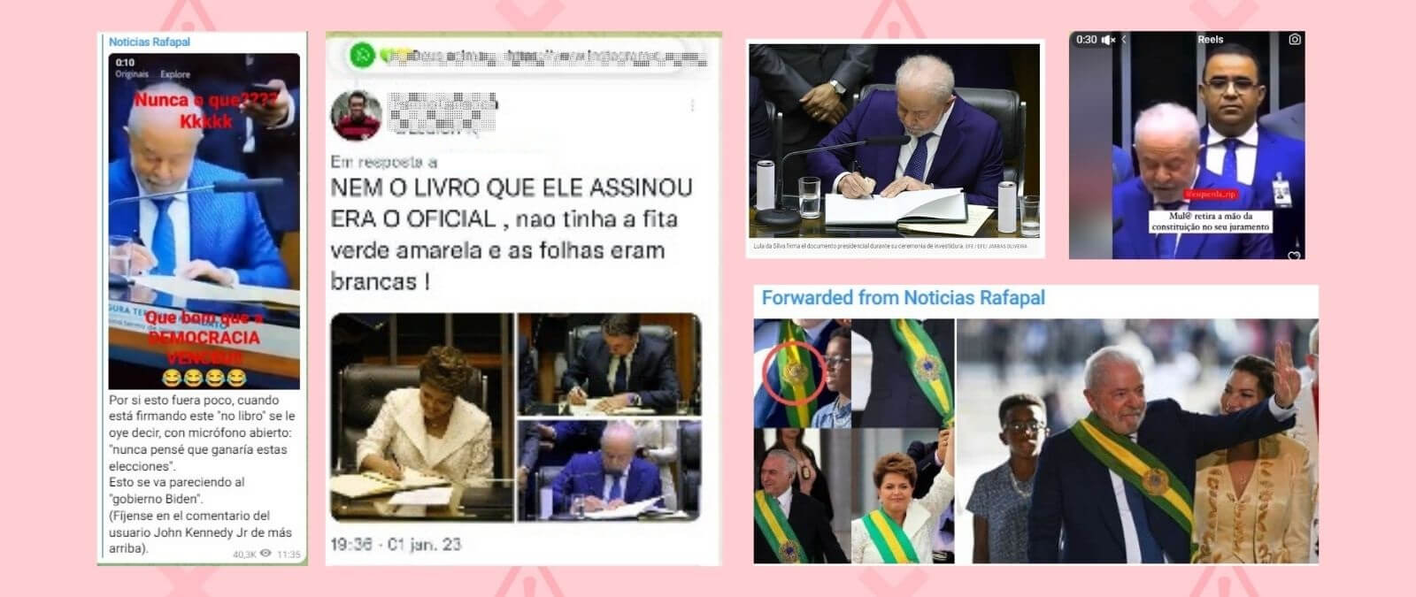 Desinformaciones y teorías de la conspiración tras la investidura de Lula da Silva como presidente de Brasil