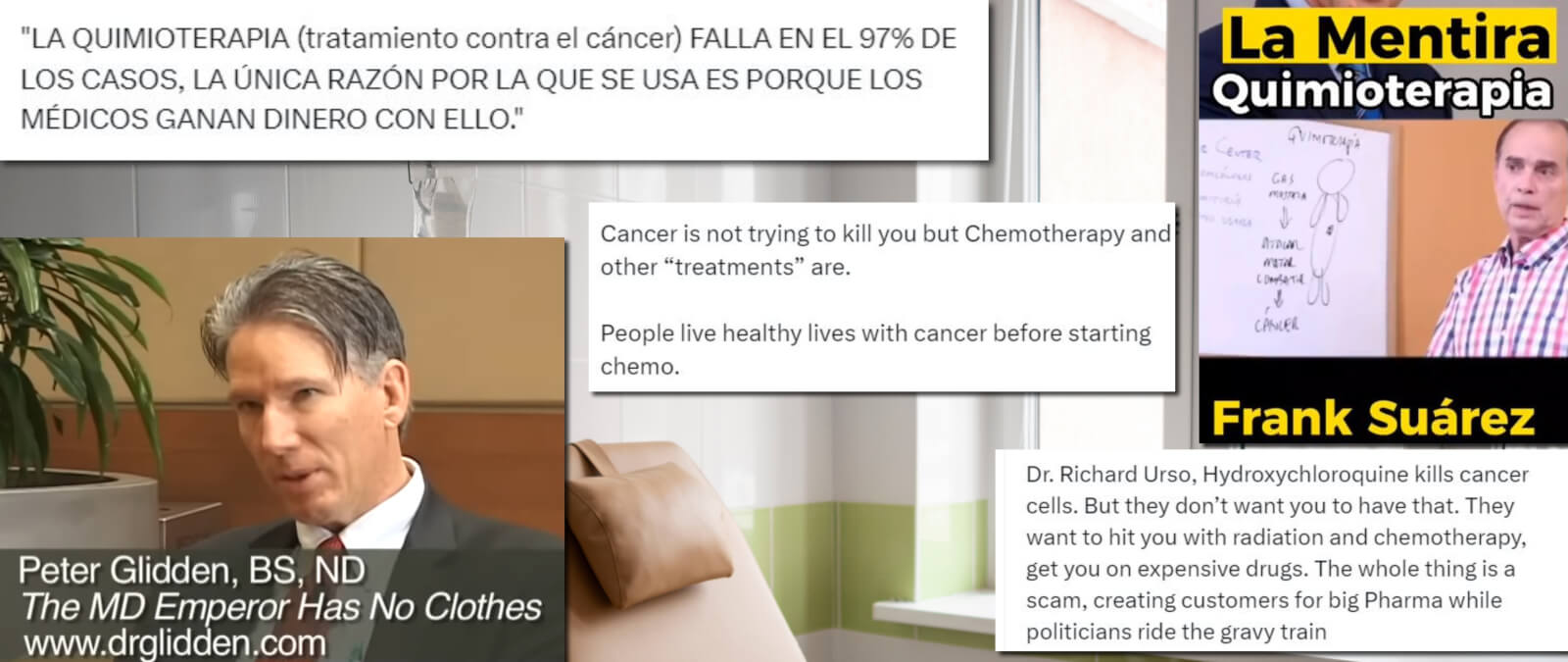 Narrativas desinformadoras sobre la quimioterapia: desde que “mata más que el cáncer” hasta que a los médicos “les obligan” a recetarla