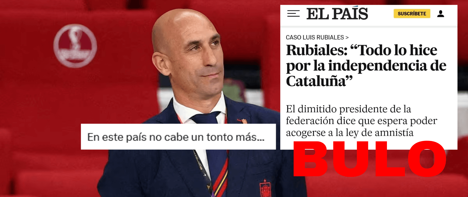 Rubiales todo lo hice por la independencia de cataluña