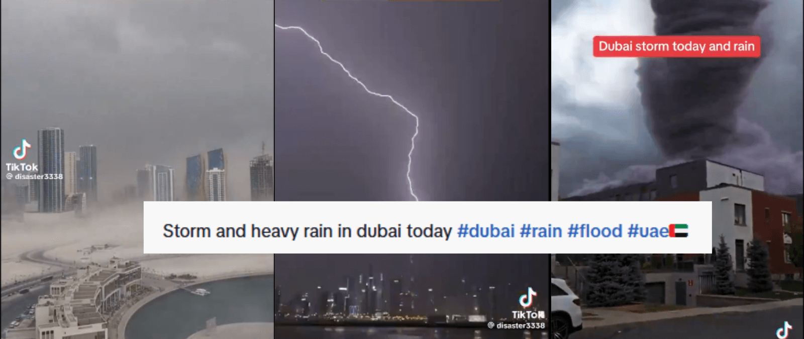 Cuidado con este vídeo de las supuestas tormentas y lluvias de Dubái: algunas de las imágenes no son actuales