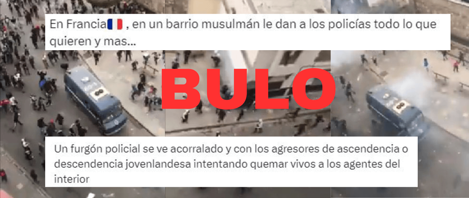 No, este vídeo no es de &quot;un barrio musulmán&quot; en Francia: es Argelia
