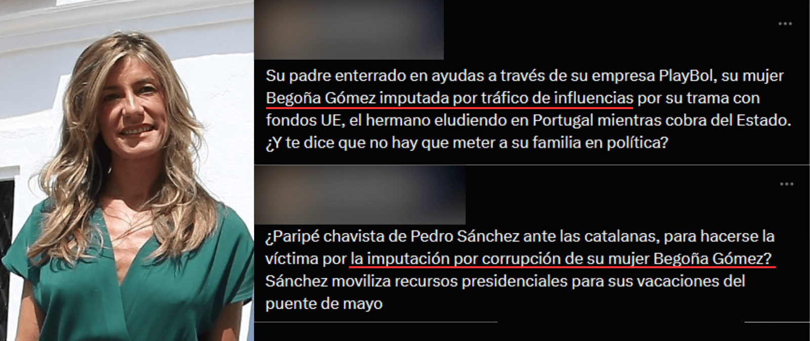 Begoña Gómez y su situación judicial: no hay pruebas de que esté imputada y el TSJM sólo confirma que se han abierto diligencias de investigación (a 29 de abril de 2024)