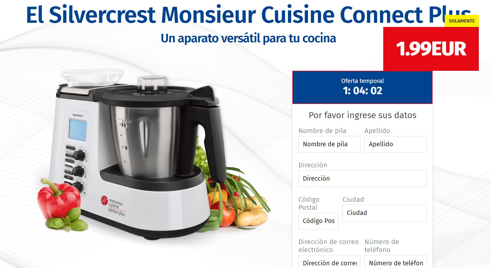 No te pierdas esta oferta para comprar el robot de cocina de LIDL Monsieur  Cuisine Connect