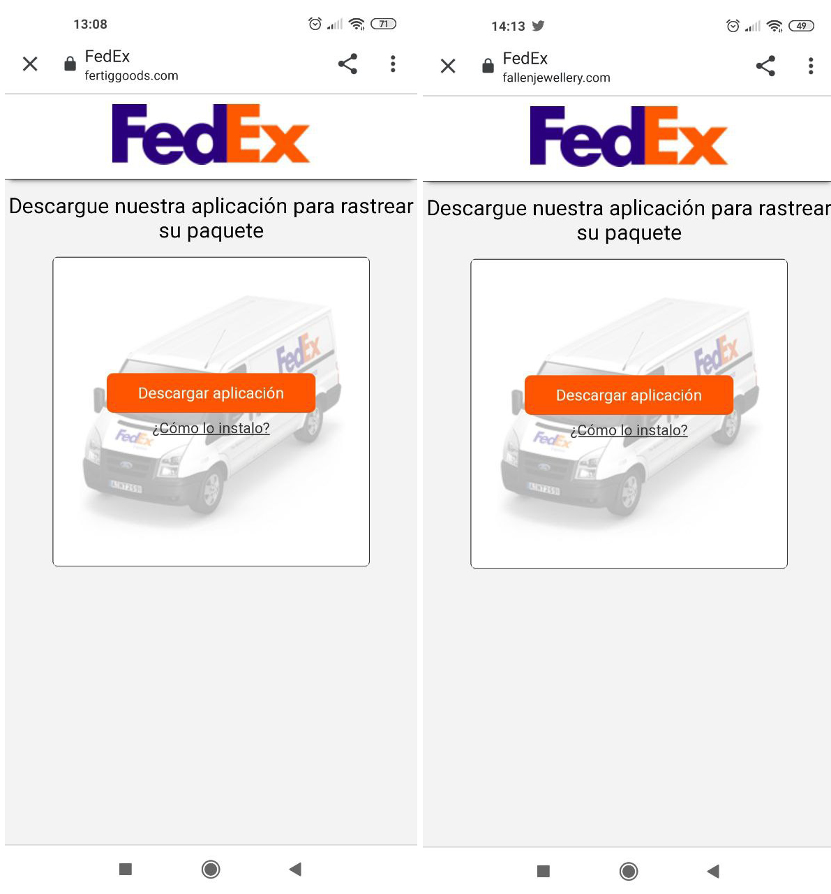 Térmico tal vez Antibióticos No, este SMS para rastrear tu envío no es de FedEx: es 'phishing' -  Maldita.es
